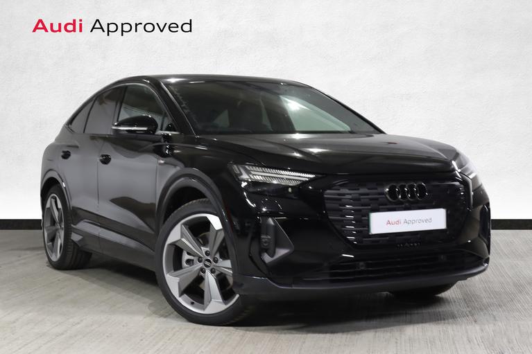 Used 2023 Audi Q4 E-Tron 40 Black Edition Sportback 5dr Electric Auto 82kWh (204 ps) Black at JCT600