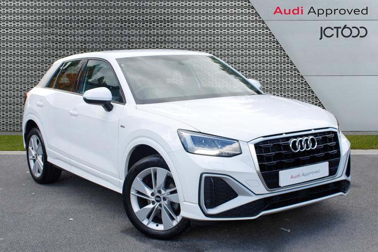 Used 2021 AUDI Q2 S Line 35TFSI 150PS Ibis White at JCT600