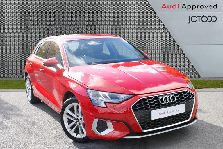 Used 2022 AUDI A3 Sportback Sport 30TFSI 110PS Tango Red at JCT600