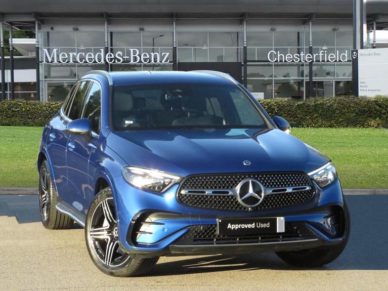 Used 2024 MERCEDES-BENZ Glc 2.0 GLC300dh MHEV AMG Line (Premium) SUV 5dr Diesel Hybrid G-Tronic+ 4MATIC Euro 6 (s/s) (291 ps) Blue at JCT600