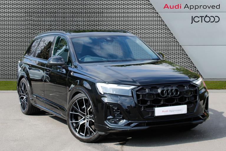 Used 2024 AUDI Q7 SQ7 Black Edition TFSI quattro 507PS Tipronic Mythos Black at JCT600