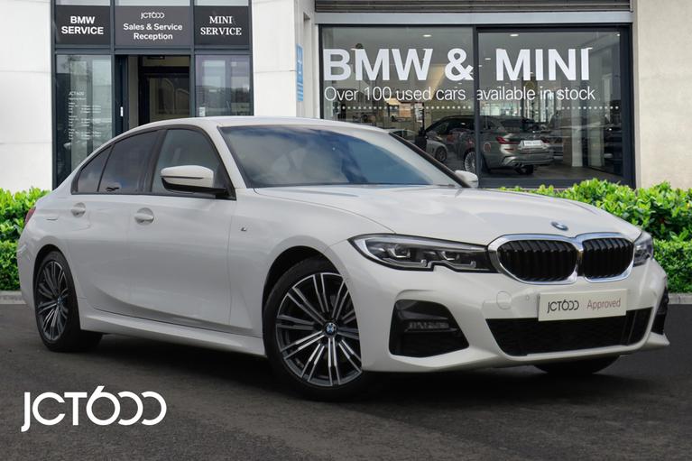 Used 2020 BMW 3 Series 320i M Sport Alpine White at JCT600