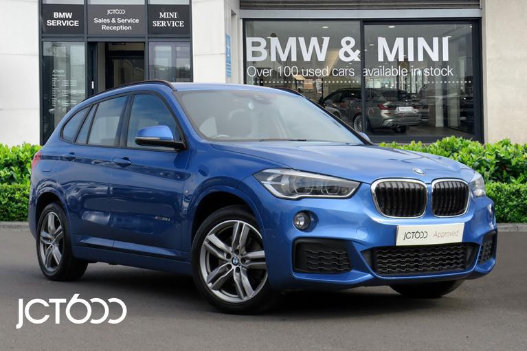 Used 2017 BMW X1 20d M Sport SUV Manual XDrive Estoril Blue at JCT600