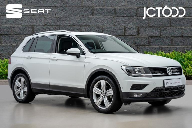 Used 2020 VOLKSWAGEN Tiguan 1.5 TSI EVO Match SUV 5dr Petrol Manual Euro 6 (s/s) (150 ps) White at JCT600