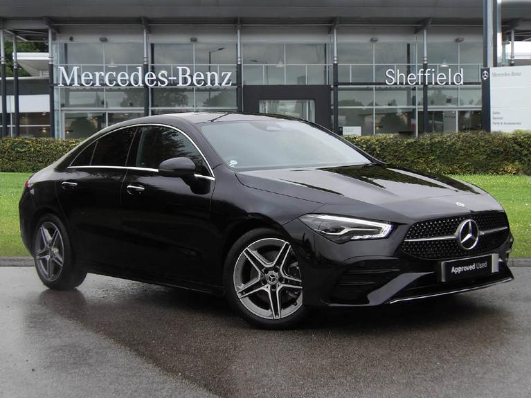 Used 2024 MERCEDES-BENZ CLA Class 1.3 CLA200h MHEV AMG Line (Executive) Coupe 4dr Petrol Hybrid 7G-DCT Euro 6 (s/s) (177 ps) Black at JCT600