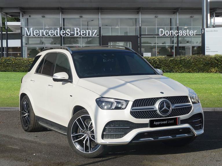 Used 2021 MERCEDES-BENZ Gle GLE 350de 4Matic AMG Line Prem Plus 5dr 9G-Tronic Diamond white metallic at JCT600