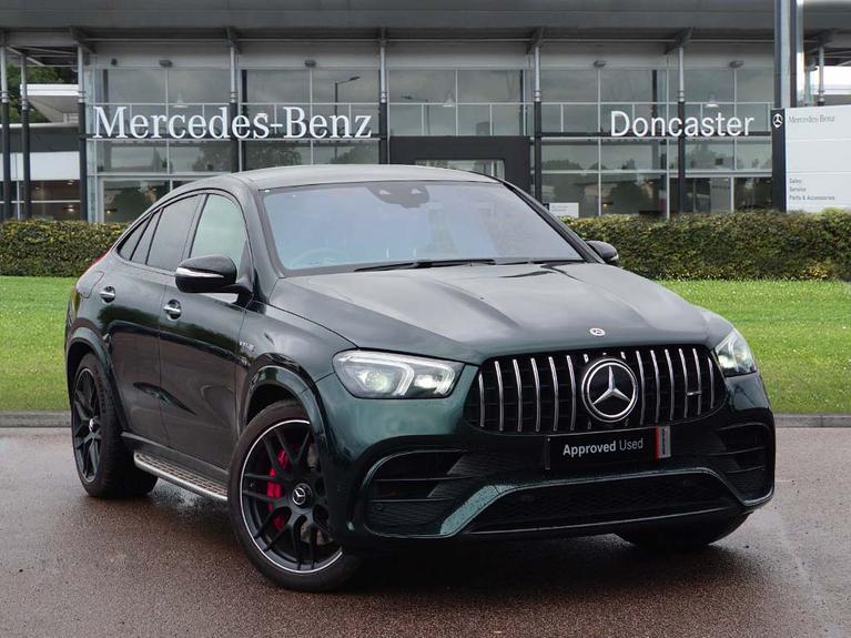 Used 2024 MERCEDES-BENZ Gle 4.0 GLE63 V8 BiTurbo MHEV AMG S Coupe 5dr Petrol Hybrid SpdS TCT 4MATIC+ Euro 6 (s/s) (634 ps) Emerald Green Metallic at JCT600