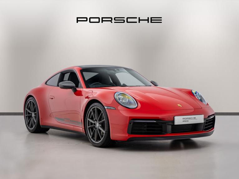 Used 2024 PORSCHE 911 3.0T 992 Carrera T Coupe 2dr Petrol PDK Euro 6 (s/s) (385 ps) Red at JCT600