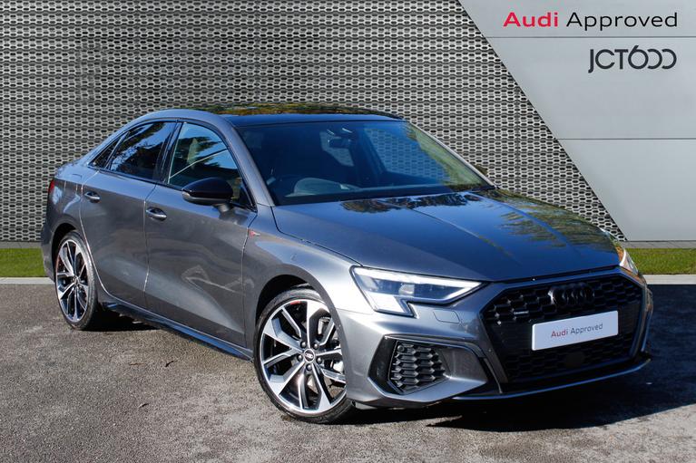 Used 2021 AUDI A3 Saloon Vorsprung 40TFSI quattro 190PS S Tronic Daytona Grey at JCT600