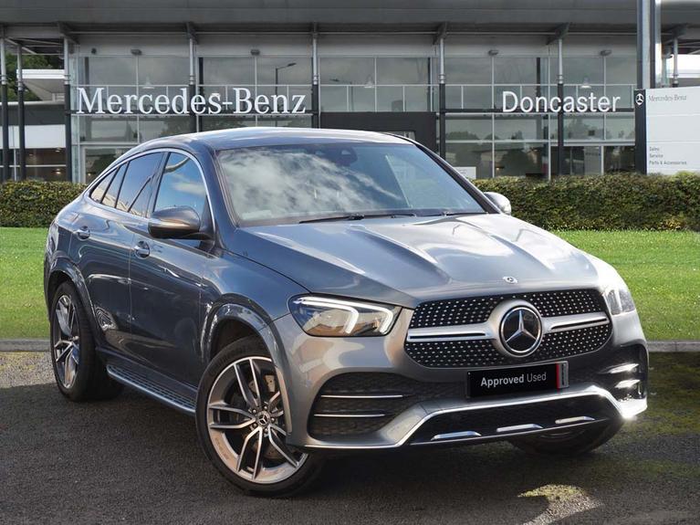 Used 2022 MERCEDES-BENZ Gle 2.0 GLE350de 31.2kWh AMG Line (Premium Plus) Coupe 5dr Diesel Plug-in Hybrid G-Tronic 4MATIC Euro 6 (s/s) (320 ps) Grey at JCT600