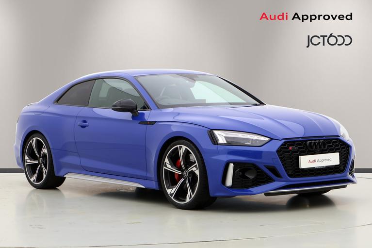 Used 2021 Audi RS5 2.9 TFSI V6 Nogaro Edition Coupe 2dr Petrol Tiptronic quattro Euro 6 (s/s) (450 ps) Blue at JCT600