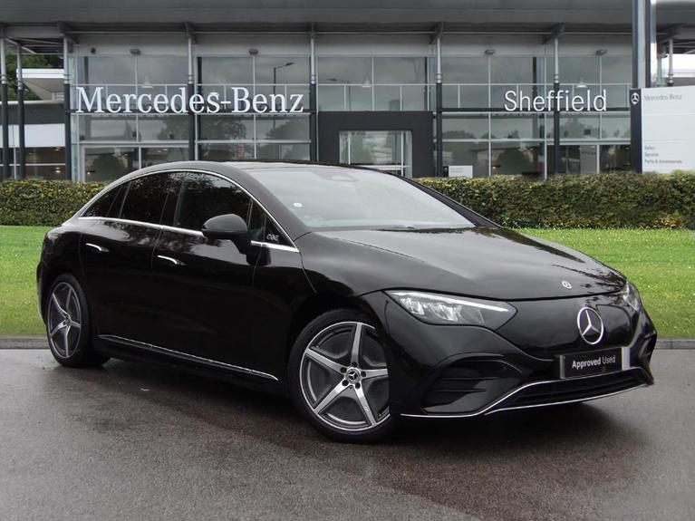 Used 2022 MERCEDES-BENZ Eqe EQE 350+ 91kWh AMG Line (Premium) Saloon 4dr Electric Auto (292 ps) Black at JCT600