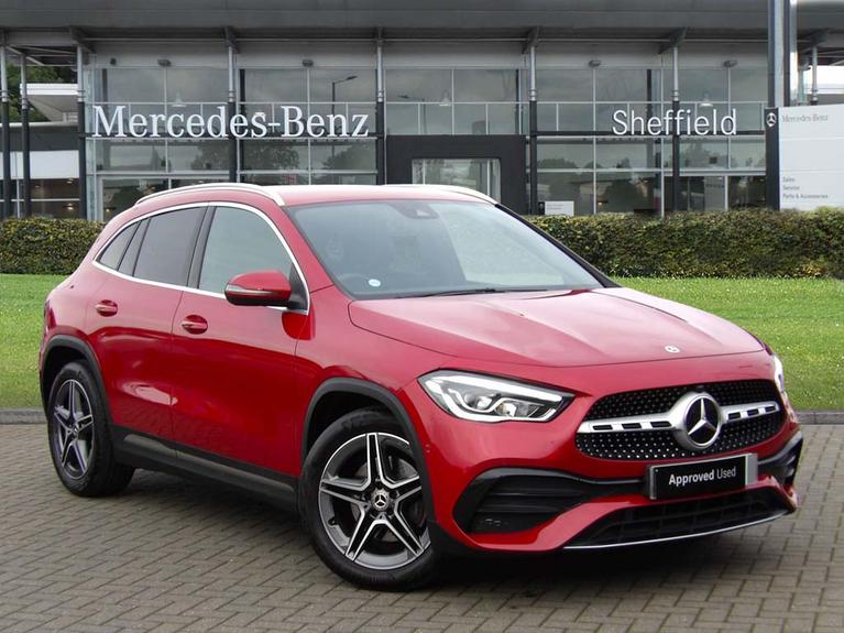 Used 2021 MERCEDES-BENZ GLA 1.3 GLA180 AMG Line (Executive) SUV 5dr Petrol 7G-DCT Euro 6 (s/s) (136 ps) Red at JCT600