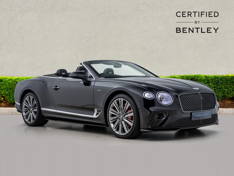 Used 2021 BENTLEY Continental 6.0 W12 GTC Speed Convertible 2dr Petrol Auto 4WD Euro 6 (659 ps) Black at JCT600