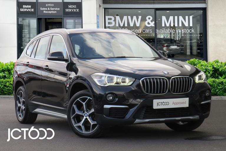 Used 2019 BMW X1 18i XLine SUV SDrive Black Sapphire at JCT600