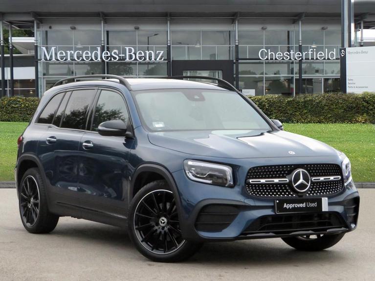 Used 2023 MERCEDES-BENZ GLB GLB 200 AMG Line Premium + Night Ed 5dr 7G-Tronic Blue at JCT600