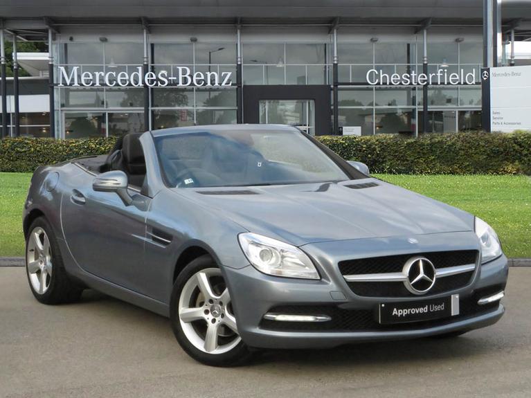 Used 2012 MERCEDES-BENZ SLK 1.8 SLK200 BlueEfficiency Convertible 2dr Petrol G-Tronic+ Euro 5 (s/s) (184 ps) Silver at JCT600