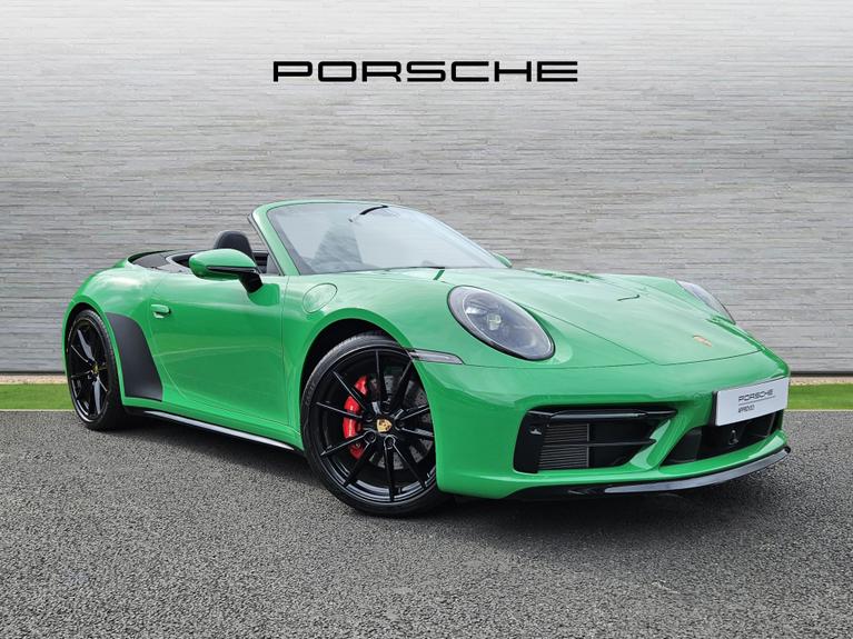 Used 2023 PORSCHE 911 3.0T 992 Carrera 4S Convertible 2dr Petrol PDK 4WD Euro 6 (s/s) (450 ps) Green at JCT600