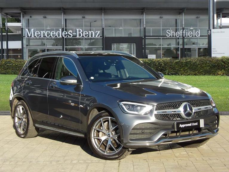 Used 2020 MERCEDES-BENZ Glc 2.0 GLC300d AMG Line (Premium Plus) SUV 5dr Diesel G-Tronic+ 4MATIC Euro 6 (s/s) (245 ps) Grey at JCT600