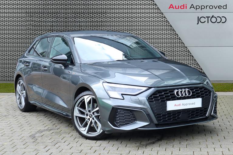 Used 2023 Audi A3 1.5 TFSI 35 Edition 1 Sportback 5dr Petrol S Tronic Euro 6 (s/s) (150 ps) Grey at JCT600