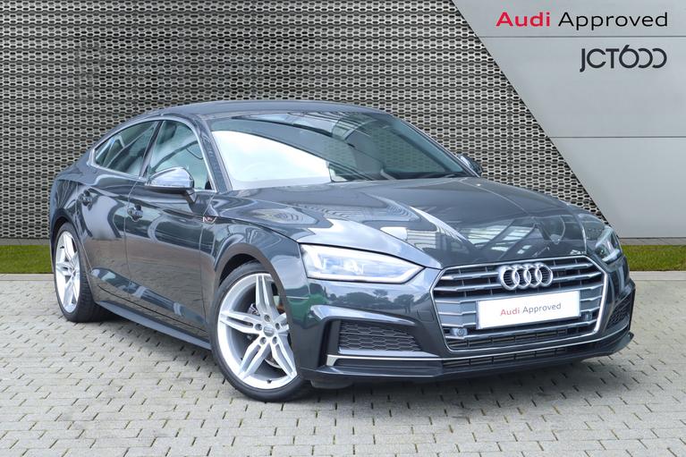 Used 2020 Audi A5 2.0 TFSI 40 S line Sportback 5dr Petrol S Tronic Euro 6 (s/s) (190 ps) Grey at JCT600