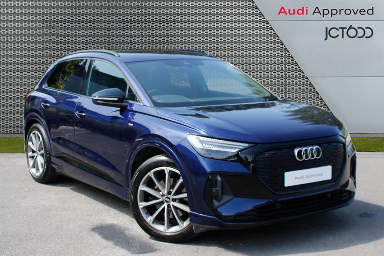 Used 2021 AUDI Q4 Edition 1 35 Etron Navarra Blue at JCT600