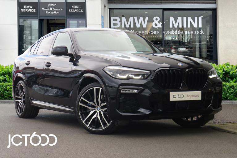 Used 2020 BMW X6 40i M Sport SUV Petrol XDrive Carbon Black at JCT600