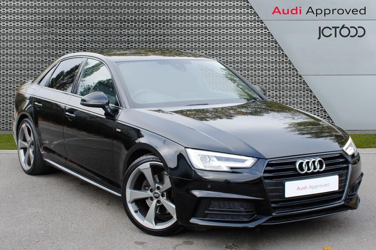 Used 2018 AUDI A4 Saloon Black Edition 1.4TFSI 150PS Brilliant Black at JCT600