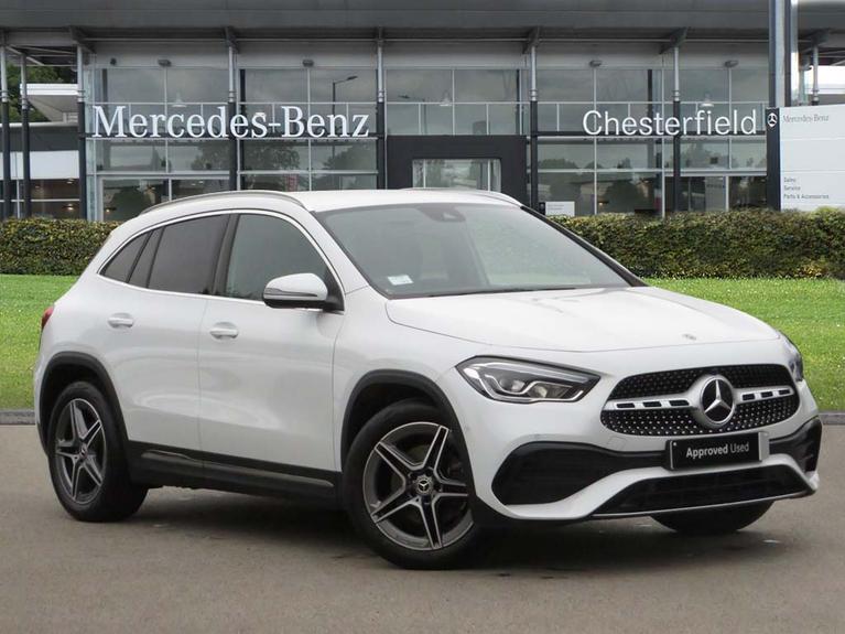 Used 2022 MERCEDES-BENZ Gla 1.3 GLA200 AMG Line (Executive) SUV 5dr Petrol 7G-DCT Euro 6 (s/s) (163 ps) White at JCT600