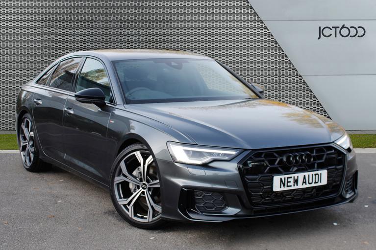 Used 1900 AUDI A6 Saloon Saloon Black Edition 40TFSI 204PS S Tronic Daytona Grey at JCT600