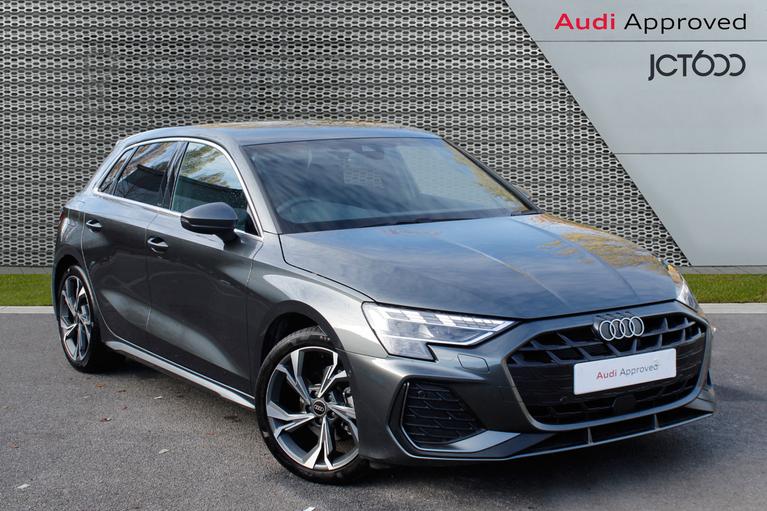 Used 2024 AUDI A3 Sportback S Line 35TFSI 150PS S Tronic Daytona Grey at JCT600