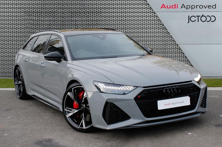 Used 2020 AUDI RS6 Avant Carbon Black 600PS Tiptronic Nardo Grey at JCT600