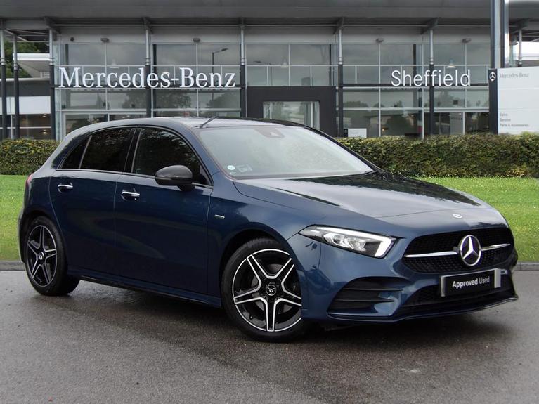 Used 2022 MERCEDES-BENZ A Class 1.3 A180 AMG Line Edition (Premium) Hatchback 5dr Petrol 7G-DCT Euro 6 (s/s) (136 ps) Blue at JCT600