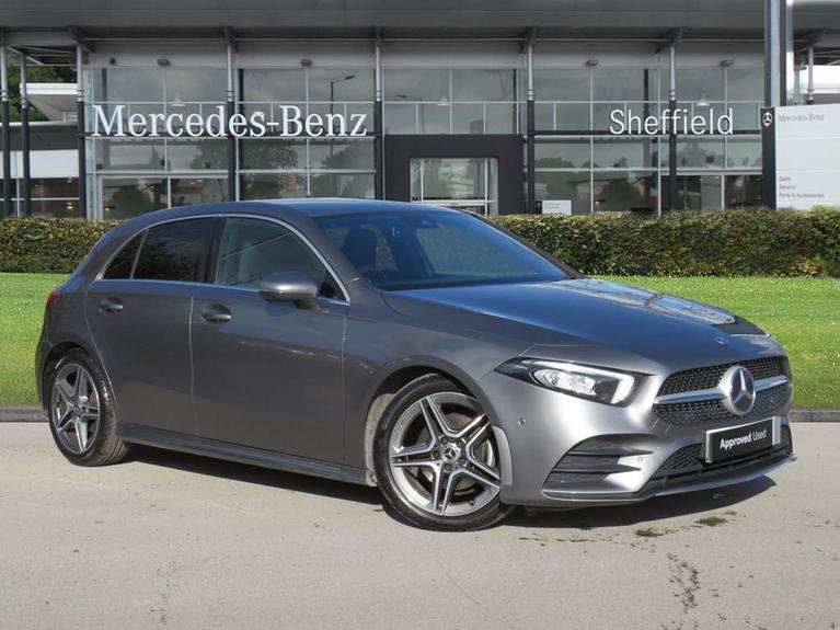 Used 2019 MERCEDES-BENZ A Class 1.5 A180d AMG Line (Executive) Hatchback 5dr Diesel 7G-DCT Euro 6 (s/s) (116 ps) Grey at JCT600