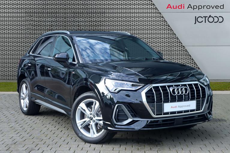 Used 2023 AUDI Q3 1.4 TFSIe 45 S line SUV 5dr Petrol Plug-in Hybrid S Tronic Euro 6 (s/s) 13kWh (245 ps) Black at JCT600