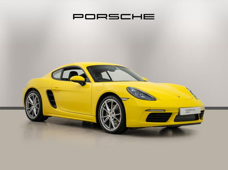 Used 2017 PORSCHE 718 Cayman 2.0T Coupe 2dr Petrol PDK Euro 6 (s/s) (300 ps) Yellow at JCT600