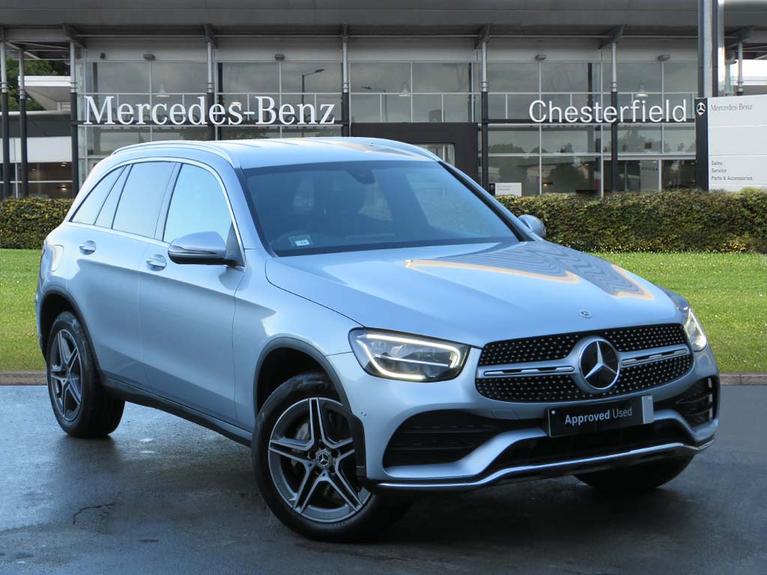 Used 2022 MERCEDES-BENZ Glc 2.0 GLC300e 13.5kWh AMG Line SUV 5dr Petrol Plug-in Hybrid G-Tronic+ 4MATIC Euro 6 (s/s) (333 ps) Silver at JCT600