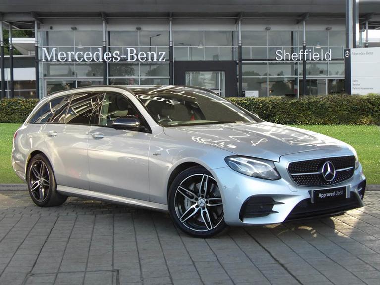 Used 2019 MERCEDES-BENZ E Class 3.0 E53 BiTurbo GPF MHEV EQ Boost AMG Estate 5dr Petrol SpdS TCT 4MATIC+ Euro 6 (s/s) (457 ps) Silver at JCT600