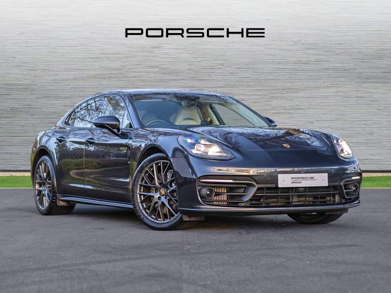 Used 2021 PORSCHE Panamera 2.9 V6 E-Hybrid 17.9kWh 4 Platinum Edition Saloon 5dr Petrol Plug-in Hybrid PDK 4WD Euro 6 (s/s) (462 ps) Grey at JCT600