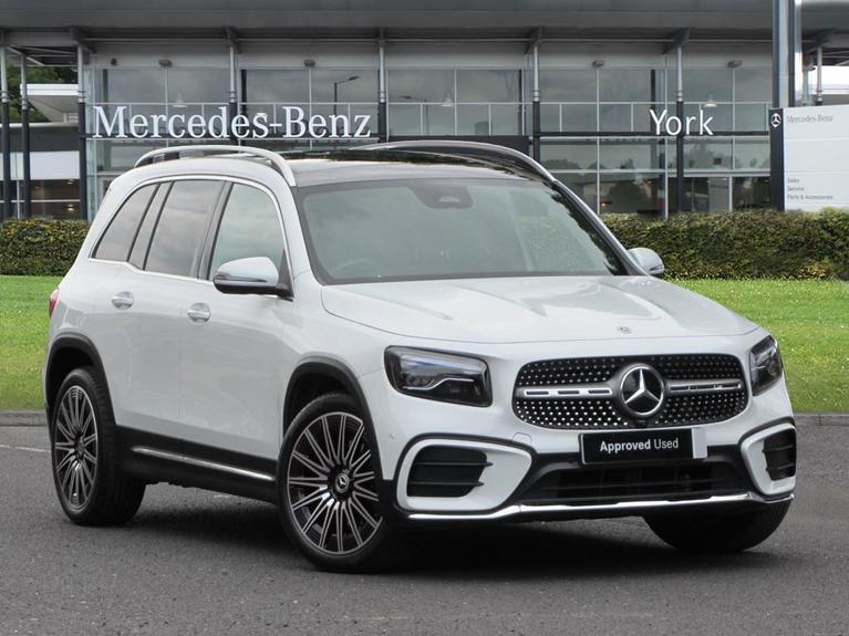 Used 2024 MERCEDES-BENZ GLB 1.3 GLB200 MHEV AMG Line (Premium Plus) SUV 5dr Petrol Hybrid 7G-DCT Euro 6 (s/s) (163 ps) White at JCT600