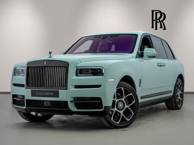 Used 2023 ROLLS-ROYCE Cullinan 6.75 V12 Black Badge SUV 5dr Petrol Auto 4WD Euro 6 (600 ps) Bespoke Sagano Green at JCT600