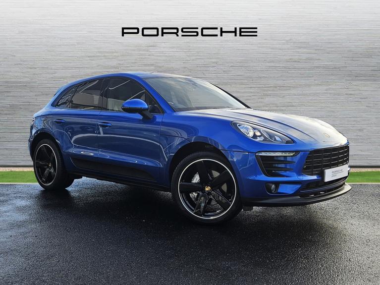 Used 2017 PORSCHE Macan 3.0 TD V6 S SUV 5dr Diesel PDK 4WD Euro 6 (s/s) (258 ps) Blue at JCT600