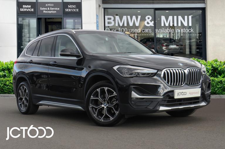 Used 2021 BMW X1 18d xLine sDrive Black Sapphire at JCT600