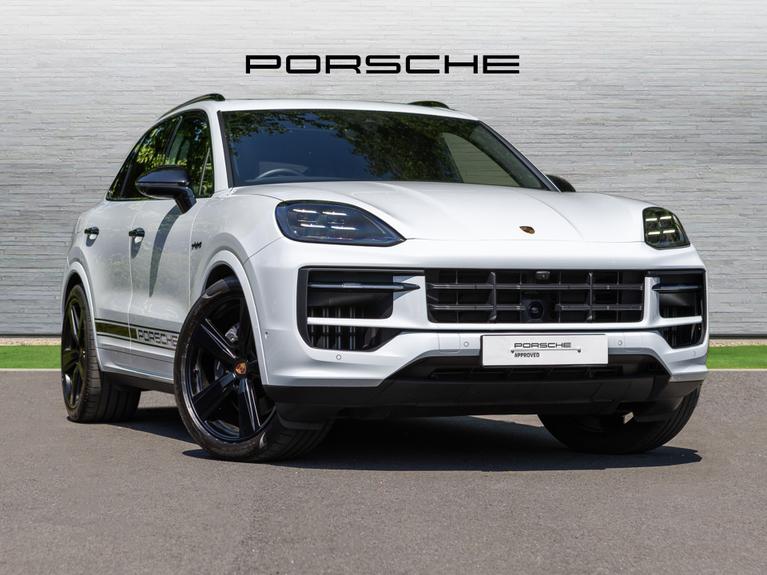 Used 2025 PORSCHE Cayenne E-Hybrid Black Edition 5dr Tiptronic S White at JCT600