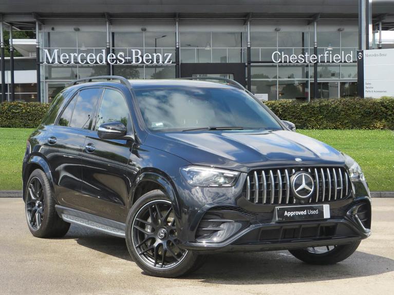 Used 2025 MERCEDES-BENZ Gle 3.0 GLE53 31kWh AMG Night Edition (Premium Plus) SUV 5dr Petrol Plug-in Hybrid SpdS TCT 4MATIC+ Euro 6 (s/s) (536 ps) Black at JCT600