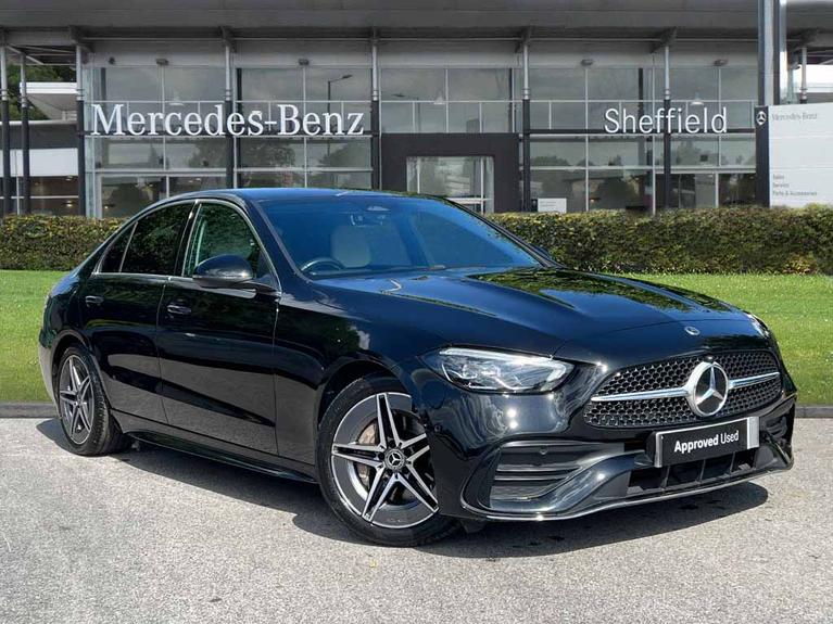 Used 2025 MERCEDES-BENZ C Class 1.5 C200h MHEV AMG Line Saloon 4dr Petrol Hybrid G-Tronic+ Euro 6 (s/s) (224 ps) Black at JCT600