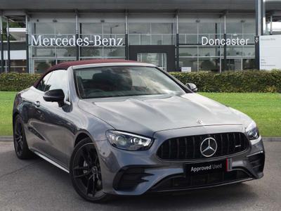 2023 MERCEDES-BENZ E Class 3.0 E53h BiTurbo MHEV AMG Night Edition (Premium Plus) Cabriolet 2dr Petrol Hybrid SpdS TCT 4MATIC+ Euro 6 (s/s) (457 ps) at JCT600
