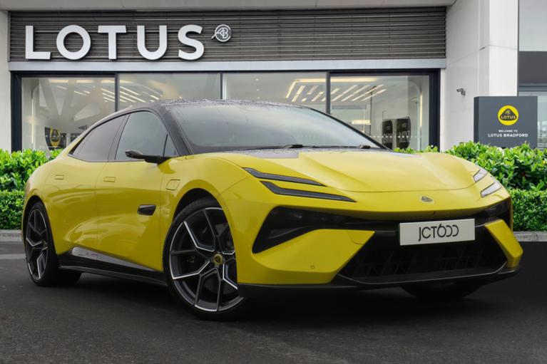 Used 2025 LOTUS Emeya 102kWh S Hatchback 5dr Electric Auto 4WD (Dual Motor) (611 ps) Yellow at JCT600
