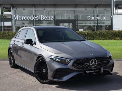 2025 MERCEDES-BENZ A Class 1.3 A200h MHEV AMG Line (Premium Plus) Hatchback 5dr Petrol Hybrid 7G-DCT Euro 6 (s/s) (177 ps) at JCT600