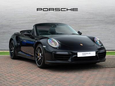 2017 PORSCHE 911 3.8T 991 Turbo S Convertible 2dr Petrol PDK 4WD Euro 6 (s/s) (580 ps) at JCT600
